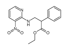 2-fenil-3-(3-nitropiridil-2)-amminopropionato d'etile Structure