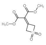 dimethyl 2-(1,1-dioxothietan-3-ylidene)propanedioate Structure