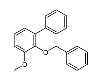 1-methoxy-3-phenyl-2-phenylmethoxybenzene结构式