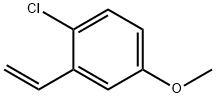 1-氯-4-甲氧基-2-乙烯基苯结构式