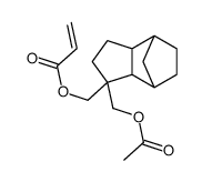 [[(acetoxy)methyl]octahydro-4,7-methano-1H-indenyl]methyl acrylate结构式