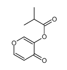 4-oxo-4H-pyran-3-yl isobutyrate结构式