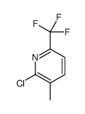 2-Chloro-3-methyl-6-(trifluoromethyl)-pyridine Structure