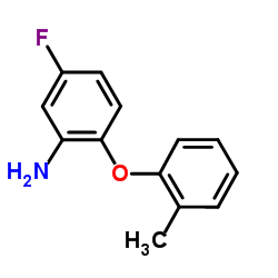 5-Fluoro-2-(2-methylphenoxy)aniline Structure