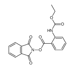 N-((2-Phthalimidoyl-oxycarbonyl)-phenyl)-carbamidsaeureethylester Structure