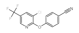 4-(3-CHLORO-5-(TRIFLUOROMETHYL)-2-PYRIDYLOXY)BENZENECARBONITRILE结构式