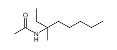 Acetamide, N-(1-ethyl-1-methylhexyl) Structure