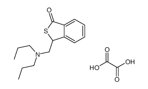 3-[(dipropylamino)methyl]-3H-2-benzothiophen-1-one,oxalic acid结构式