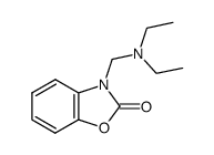 3-diethylaminomethyl-3H-benzoxazol-2-one Structure