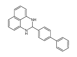 2-biphenyl-4-yl-2,3-dihydro-1H-perimidine Structure