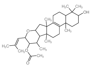 Lanosta-8,24-diene-3,22-diol,16,23-epoxy-, 22-acetate, (3b,16a,22R,23S)- (9CI) picture