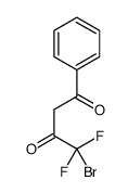 4-bromo-4,4-difluoro-1-phenylbutane-1,3-dione Structure