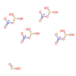 Bismuth nitrate oxide Structure