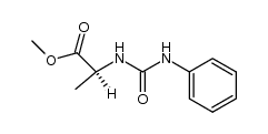 phenylcarbamoyl-L-alanine methyl ester结构式