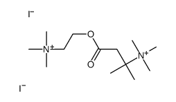 trimethyl-[2-methyl-4-oxo-4-[2-(trimethylazaniumyl)ethoxy]butan-2-yl]azanium,diiodide结构式