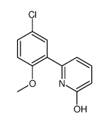 6-(5-chloro-2-methoxyphenyl)-1H-pyridin-2-one结构式