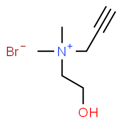 Propargylcholine (bromide) structure