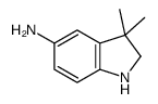 3,3-Dimethylindolin-5-amine structure