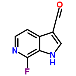 7-Fluoro-6-azaindole-3-carboxaldehyde picture