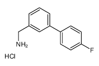 [3-(4-FLUOROPHENYL)PHENYL]METHYLAMINEHCL Structure