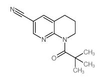 8-Pivaloyl-5,6,7,8-tetrahydro-1,8-naphthyridine-3-carbonitrile Structure