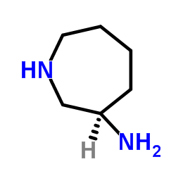 (R)-3-氨基-六氢-1H-氮杂环庚烷结构式