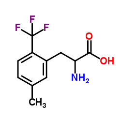 5-Methyl-2-(trifluoromethyl)-DL-phenylalanine结构式