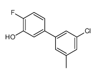 5-(3-chloro-5-methylphenyl)-2-fluorophenol Structure