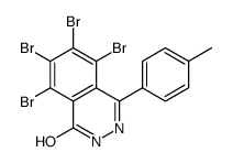 5,6,7,8-tetrabromo-4-(4-methylphenyl)-2H-phthalazin-1-one Structure