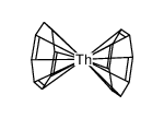 thorium di-π-cyclooctatetraene Structure