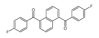 [5-(4-fluorobenzoyl)naphthalen-1-yl]-(4-fluorophenyl)methanone Structure