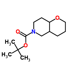 2-Methyl-2-propanyl hexahydro-2H-pyrano[3,2-c]pyridine-6(5H)-carboxylate Structure