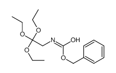 benzyl N-(2,2,2-triethoxyethyl)carbamate结构式