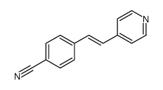 4-(2-pyridin-4-ylethenyl)benzonitrile Structure