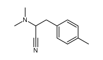 2-(N,N-dimethylamino)-3-(p-methylphenyl)ethanoic nitrile结构式