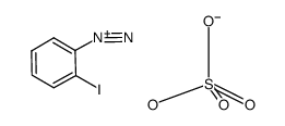 2-iodobenzenediazonium hydrogen sulfate Structure