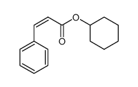 cyclohexyl (Z)-cinnamate结构式