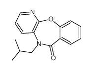 5-(2-methylpropyl)pyrido[2,3-b][1,4]benzoxazepin-6-one结构式