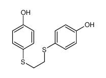 4-[2-(4-hydroxyphenyl)sulfanylethylsulfanyl]phenol结构式