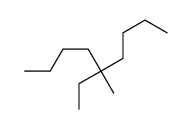 5-ethyl-5-methylnonane Structure