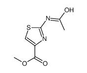 4-Thiazolecarboxylicacid,2-(acetylamino)-,methylester(9CI) Structure