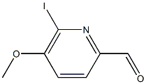 6-Iodo-5-methoxy-pyridine-2-carbaldehyde Structure