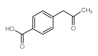 4-(2-氧代丙基)苯甲酸结构式