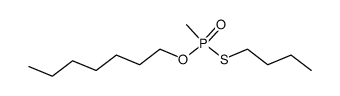 O-Heptyl-S-butylmethylthiophosphonat Structure