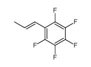 1-(Perfluorophenyl)prop-1-ene, 1-(Pentafluorophenyl)prop-1-ene结构式