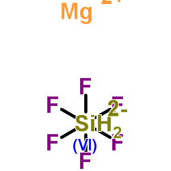 Magnesium hexafluorosilicate Structure