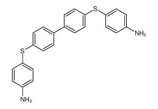 4-[4-[4-(4-aminophenyl)sulfanylphenyl]phenyl]sulfanylaniline Structure