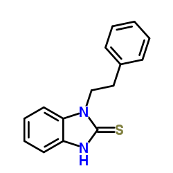 1-(2-PHENYLETHYL)-1H-BENZIMIDAZOLE-2-THIOL结构式