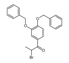 1-[3,4-bis(phenylmethoxy)phenyl]-2-bromopropan-1-one Structure