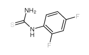 2,4-二氟苯基硫脲结构式